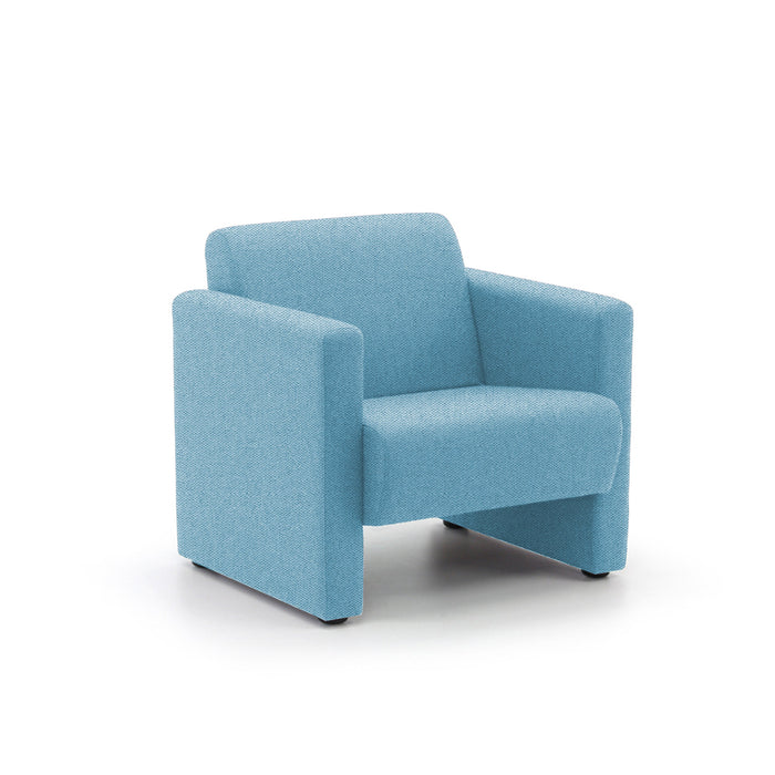 Siena Medium Back Armchair SOFT SEATING & RECEP Verco Light Blue CSE20 