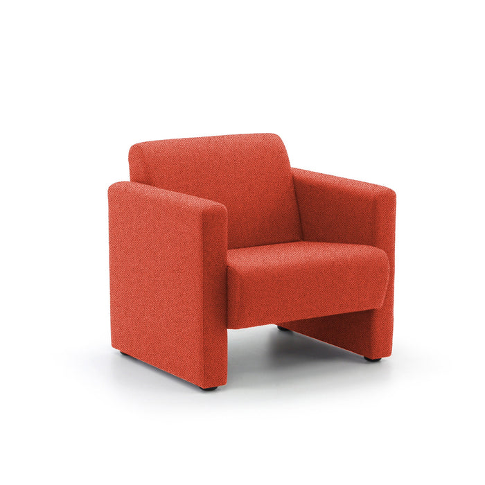 Siena Medium Back Armchair SOFT SEATING & RECEP Verco Orange CSE29 