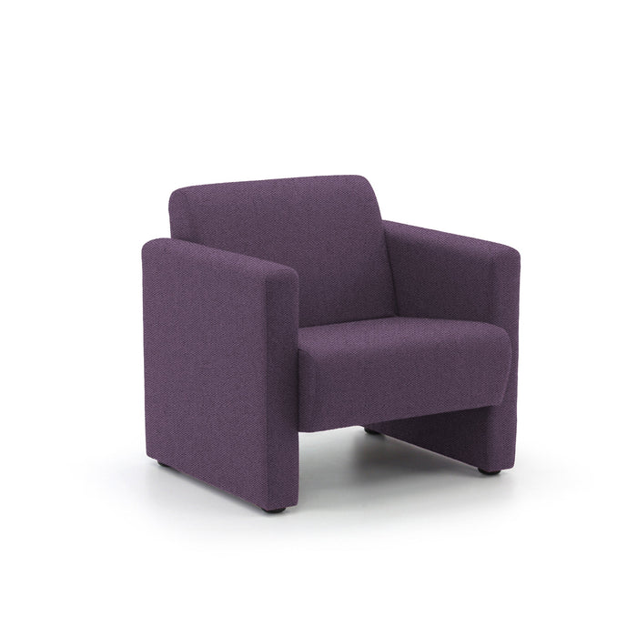 Siena Medium Back Armchair SOFT SEATING & RECEP Verco Purple CSE09 