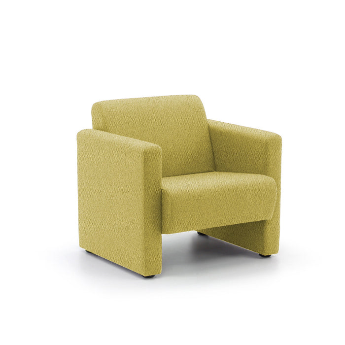 Siena Medium Back Armchair SOFT SEATING & RECEP Verco Yellow CSE03 