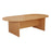 Simple D-End Meeting Table 1800mm - 2400mm WORKSTATIONS TC Group 1800mm x 1000mm Beech 