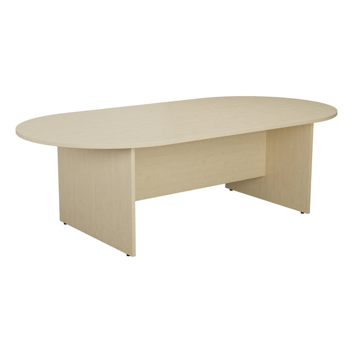 Simple D-End Meeting Table 1800mm - 2400mm WORKSTATIONS TC Group 1800mm x 1000mm Maple 