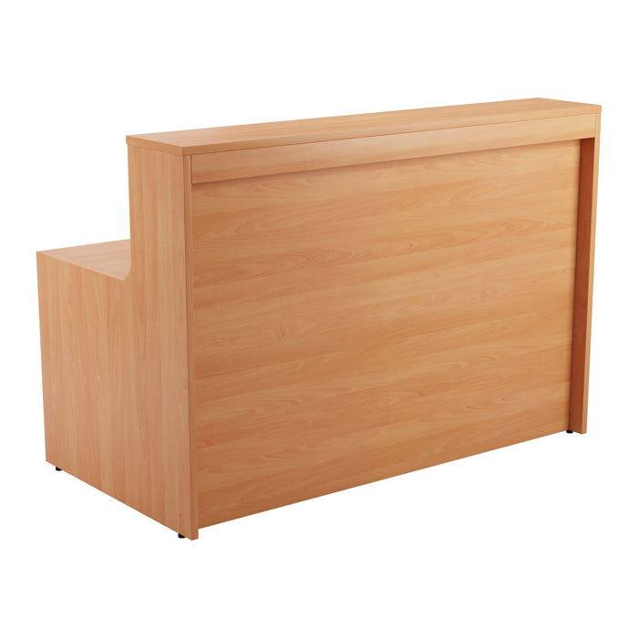 Simple Reception Desk 1460mm x 890mm RECEPTION TC Group Beech Beech No