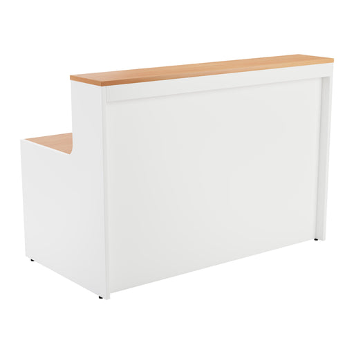 Simple Reception Desk 1460mm x 890mm RECEPTION TC Group Beech White No