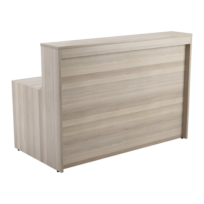 Simple Reception Desk 1460mm x 890mm RECEPTION TC Group Grey Oak Grey Oak No