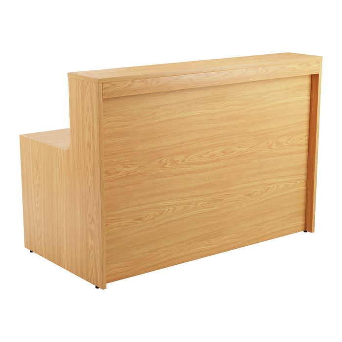 Simple Reception Desk 1460mm x 890mm RECEPTION TC Group Oak Oak No