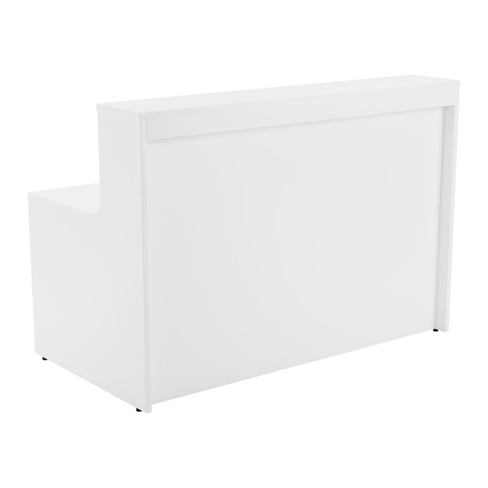 Simple Reception Desk 1460mm x 890mm RECEPTION TC Group White White No