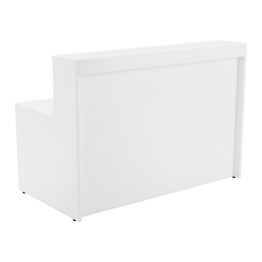 Simple Reception Desk 1660mm x 890mm - White RECEPTION TC Group White White No