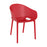 Sky Arm Chair Café Furniture zaptrading Red 