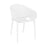 Sky Arm Chair Café Furniture zaptrading White 