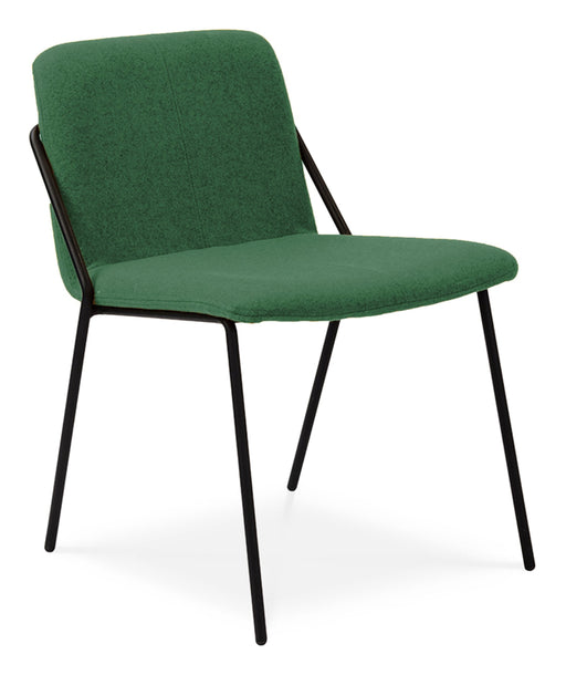 Sling Upholstered Casual meeting Chair meeting Workstories Dark Green CSE35 