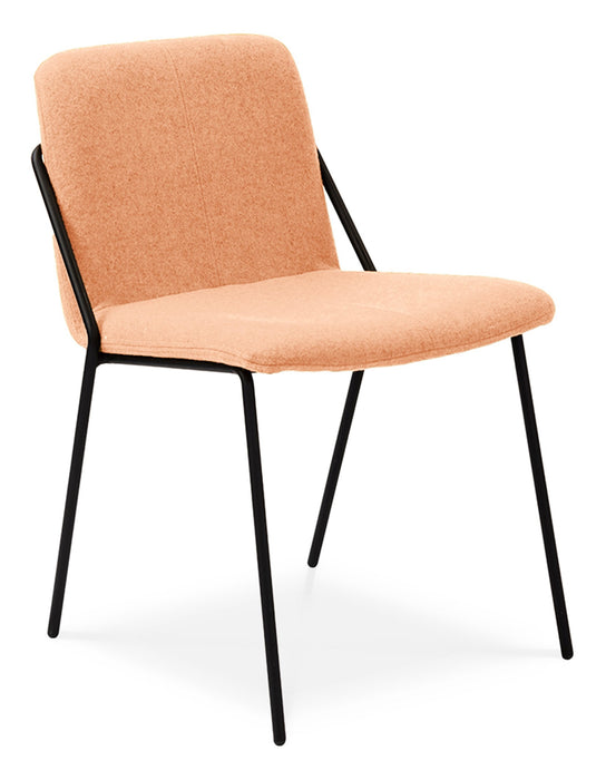 Sling Upholstered Casual meeting Chair meeting Workstories Pastel Orange CSE25 