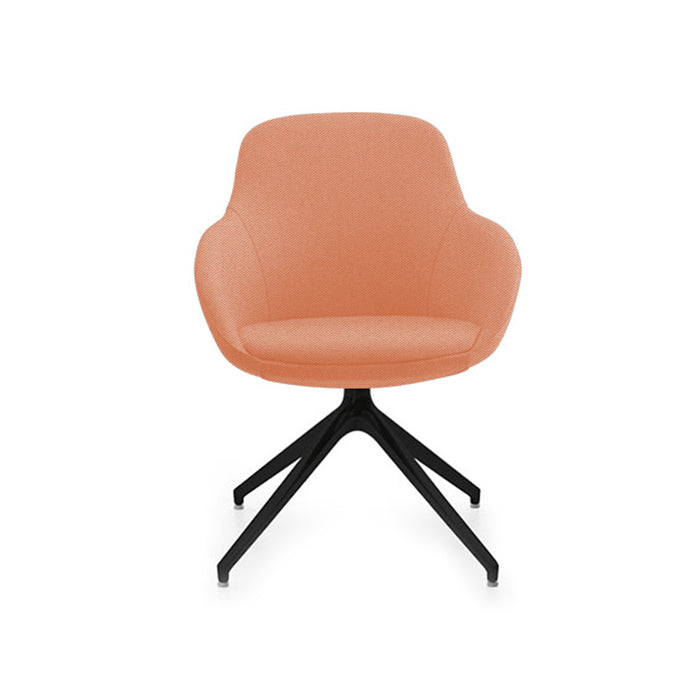 Snug Swivel Tub Chair SOFT SEATING & RECEP Verco Pastel Orange CSE25 