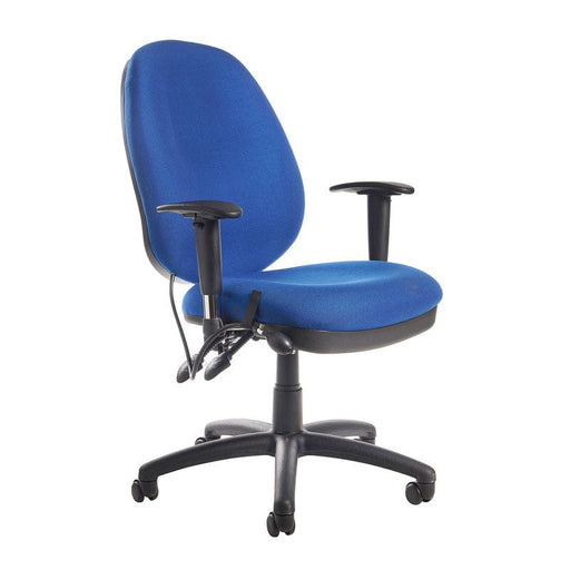 Sofia adjustable lumbar operators chair Seating Dams Blue 
