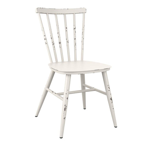 Spin Side Chair - Retro White Café Furniture zaptrading 