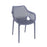 Spring Arm Chair Café Furniture zaptrading Dark Grey 