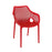 Spring Arm Chair Café Furniture zaptrading Red 