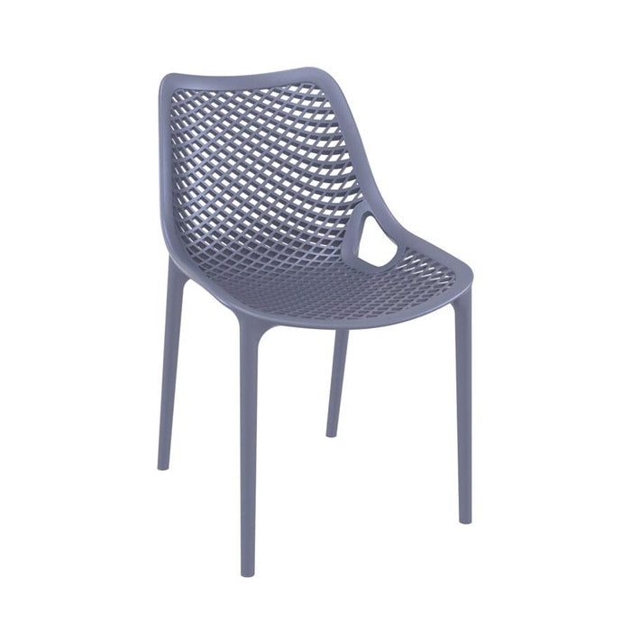 Spring Side Chair Café Furniture zaptrading Dark Grey 