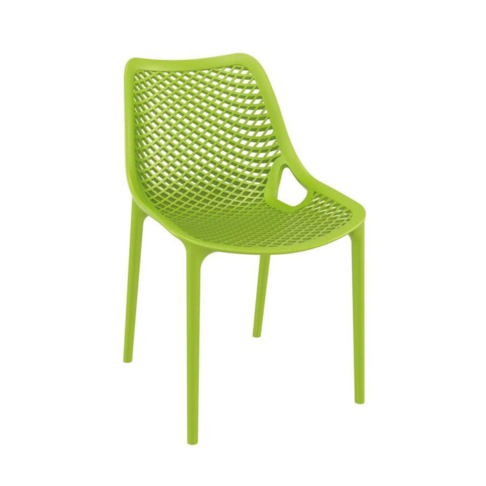 Spring Side Chair Café Furniture zaptrading Green 
