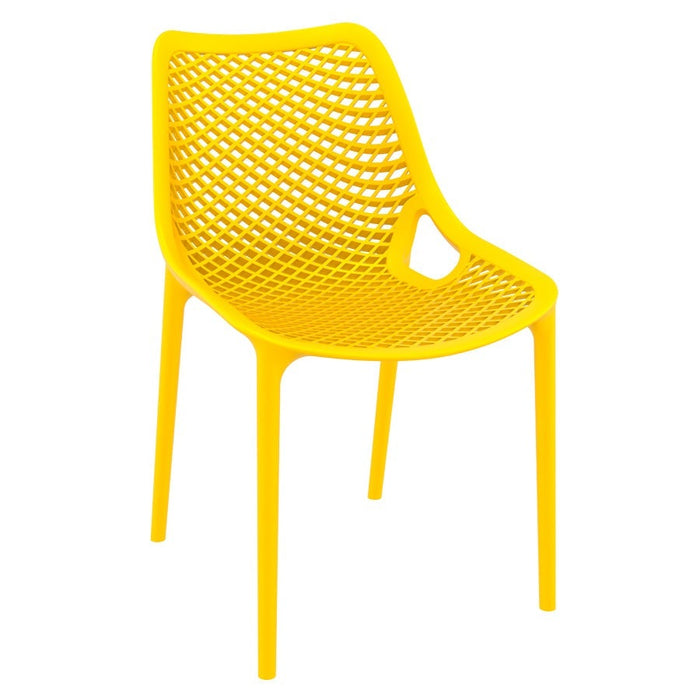 Spring Side Chair Café Furniture zaptrading Yellow 