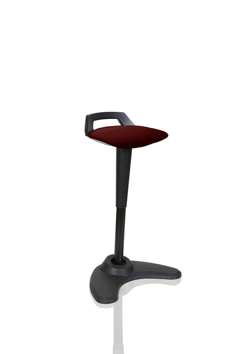 Spry Stool Task and Operator Dynamic Office Solutions Black Bespoke Ginseng Chilli 