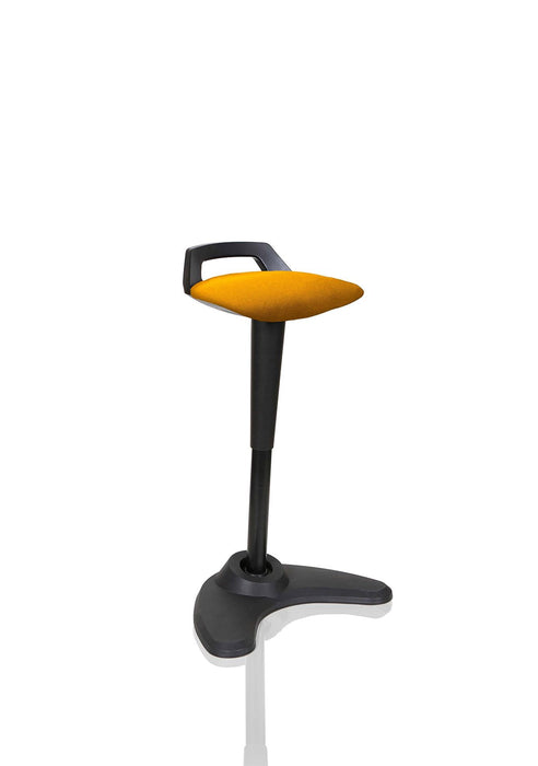 Spry Stool Task and Operator Dynamic Office Solutions Black Bespoke Senna Yellow 