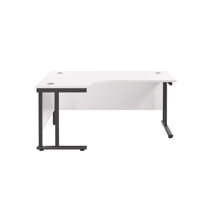 Start Next Day Delivery 1600mm x 1200mm White Corner Office Desk WORKSTATIONS > desks > home office desks > next day delivery desks TC Group 