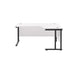 Start Next Day Delivery 1600mm x 1200mm White Corner Office Desk WORKSTATIONS > desks > home office desks > next day delivery desks TC Group White Black Right Hand