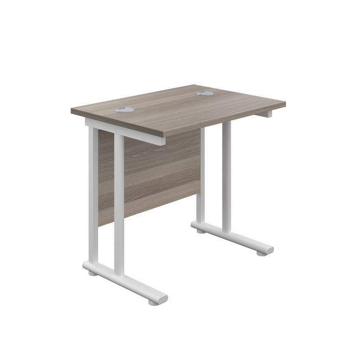 Start Next Day Delivery 600mm Deep Cantilever Office Desk Walnut WORKSTATIONS TC Group Grey Oak White 800mm x 600mm