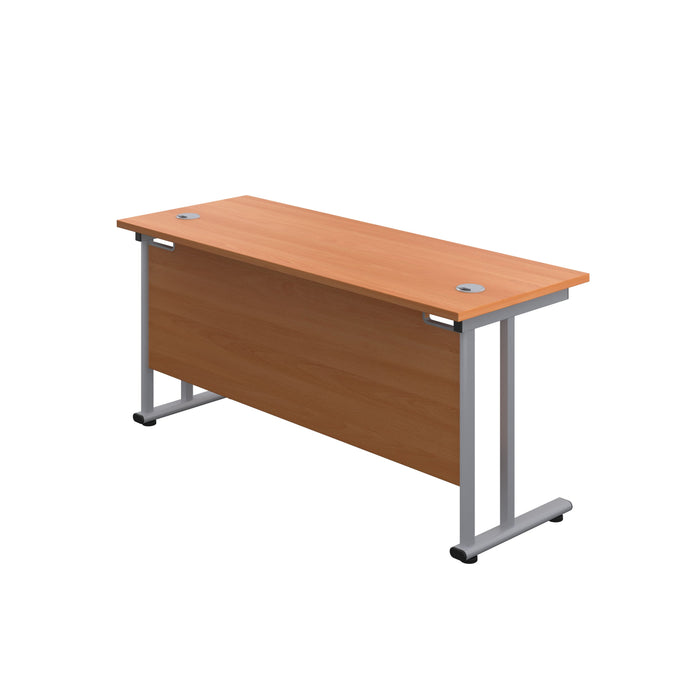 Start Next Day Delivery 600mm Deep Cantilever Office Desk WORKSTATIONS TC Group 