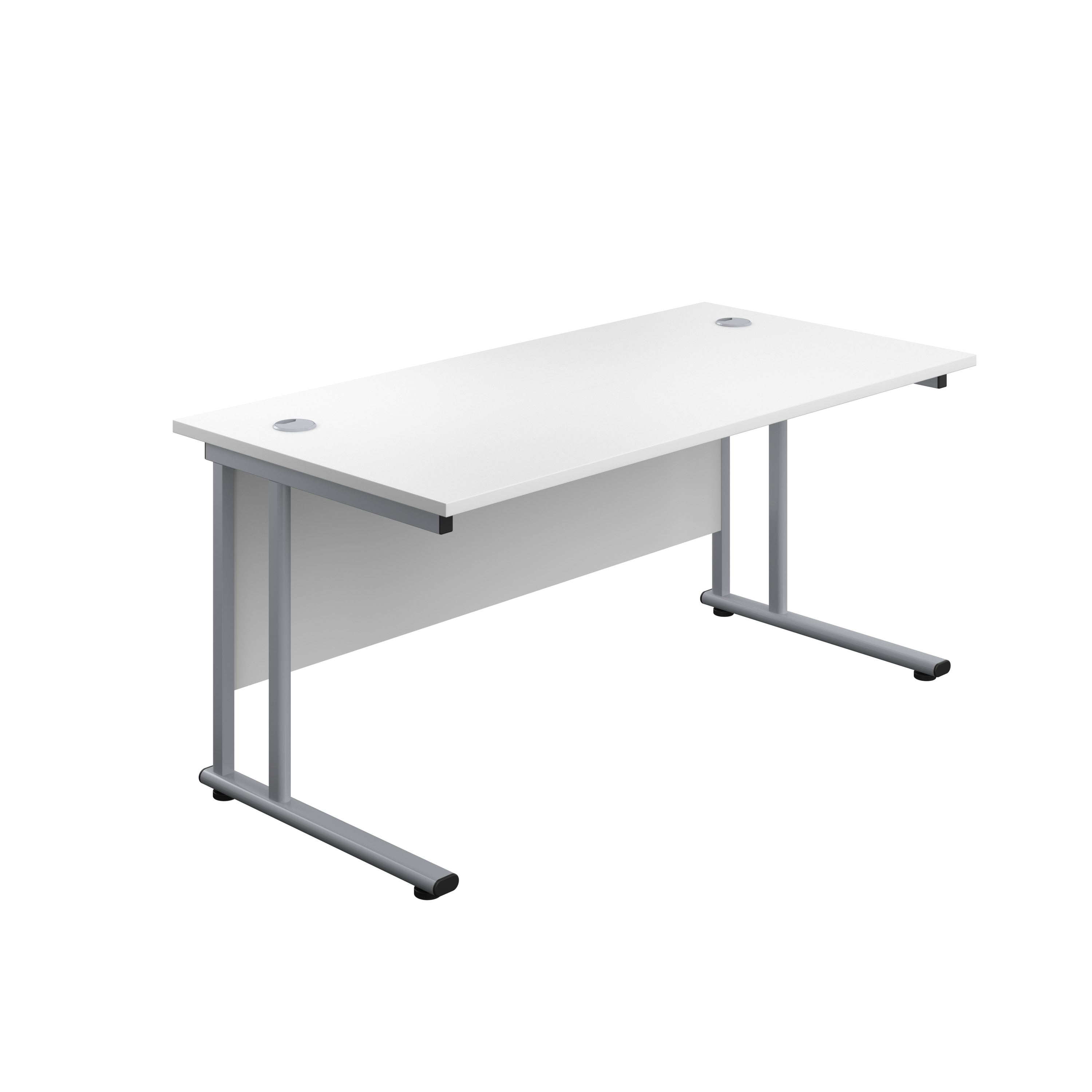 Start Next Day Delivery 800mm Deep White Office Desk