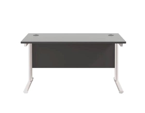 Start Next Day Delivery Black 600mm Deep Cantilever Office Desk Office Desk TC Group 