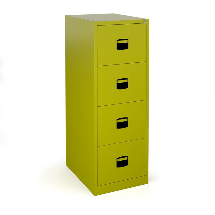 Steel 4 drawer contract filing cabinet 1321mm high Steel Storage Dams 