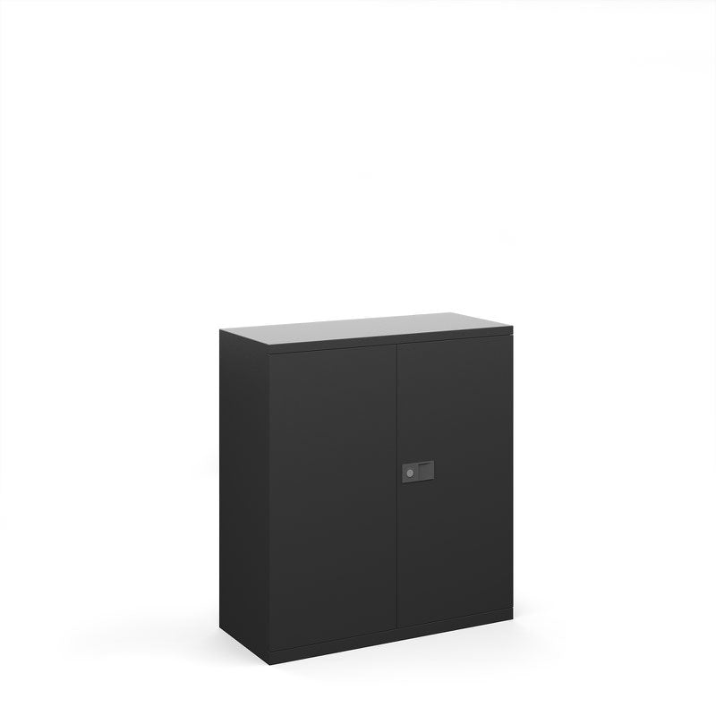 Steel contract cupboard with 1 shelf 1000mm high Steel Storage Dams 