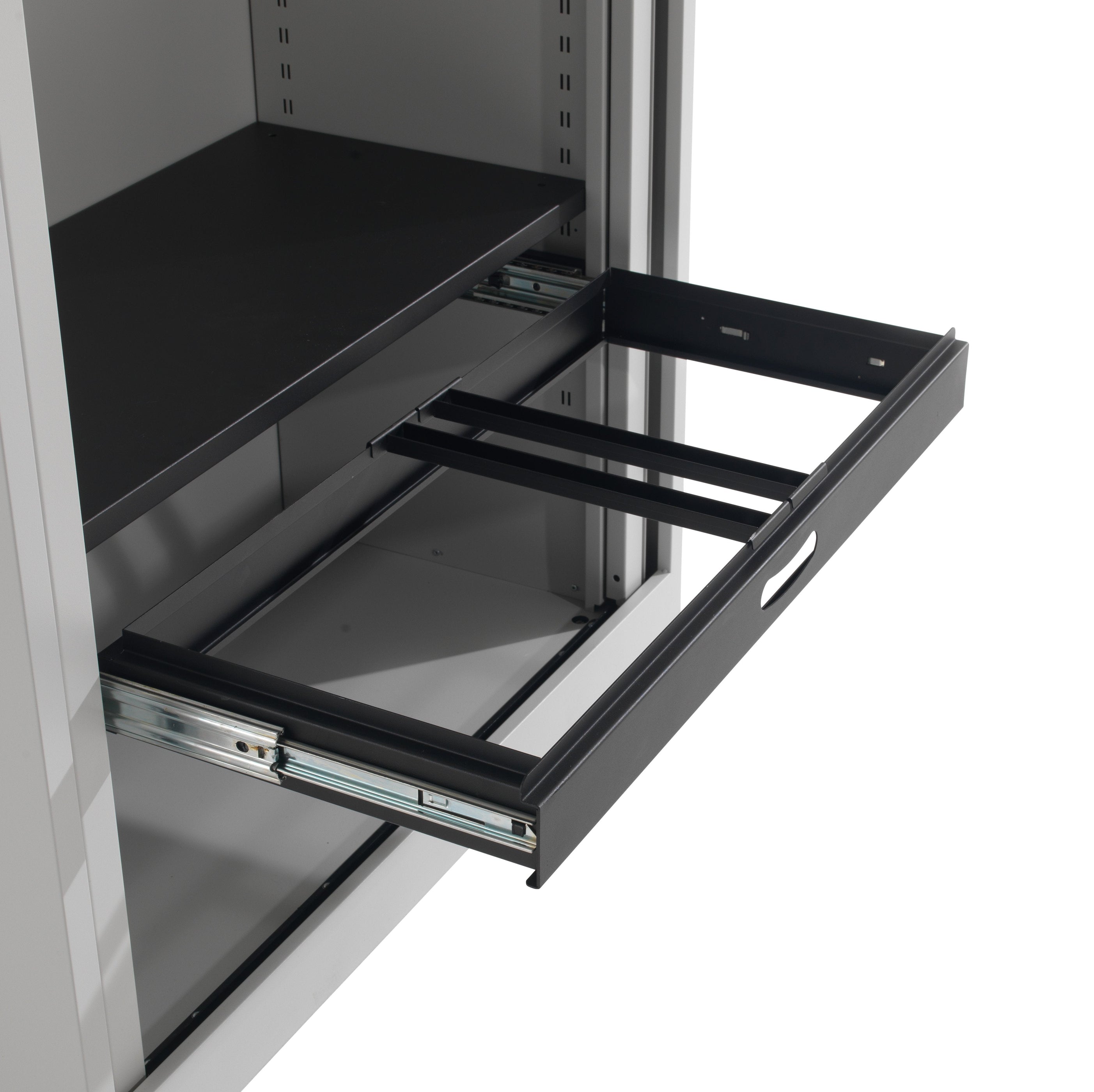 Steel Open Tambour Filing Frame — Office Supermarket