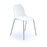 Strut multi-purpose chair with chrome 4 leg frame Seating Dams White 