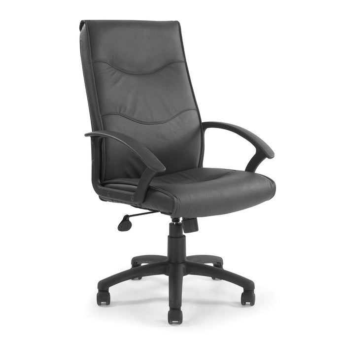 Swithland Executive Desk Chair EXECUTIVE CHAIRS Nautilus Designs Black 