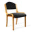 Tahara Stackable Side Chair BREAKOUT SEATING Nautilus Designs Black 