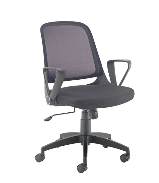 Task Mesh Back Desk Chair Mesh Office Chairs TC Group Black 