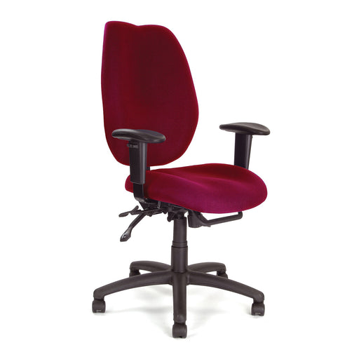Thames Operator Desk Chair EXECUTIVE CHAIRS Nautilus Designs Wine 