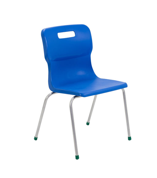 Titan 4 Leg Chair - Age 11-14 4 Leg TC Group Blue 