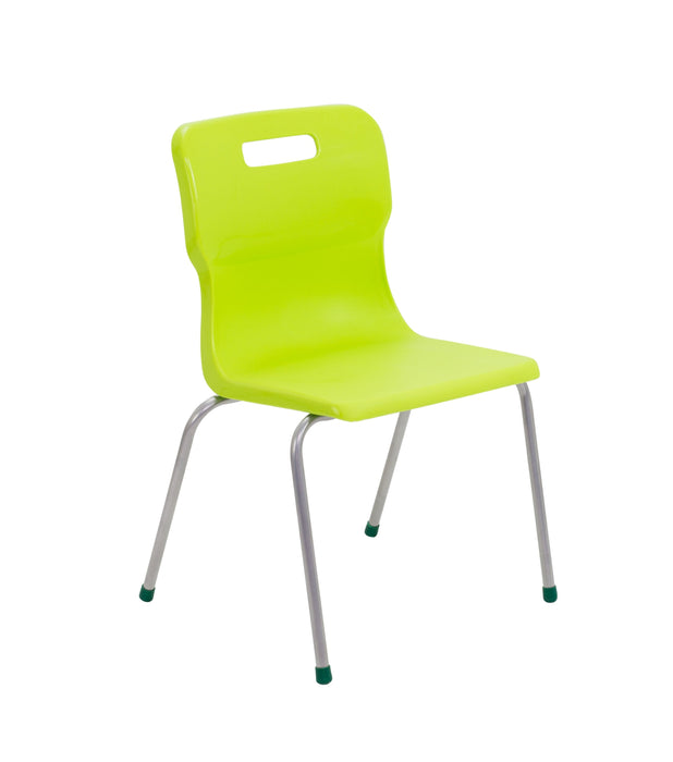 Titan 4 Leg Chair - Age 11-14 4 Leg TC Group Lime 