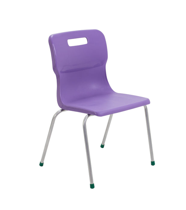 Titan 4 Leg Chair - Age 11-14 4 Leg TC Group Purple 