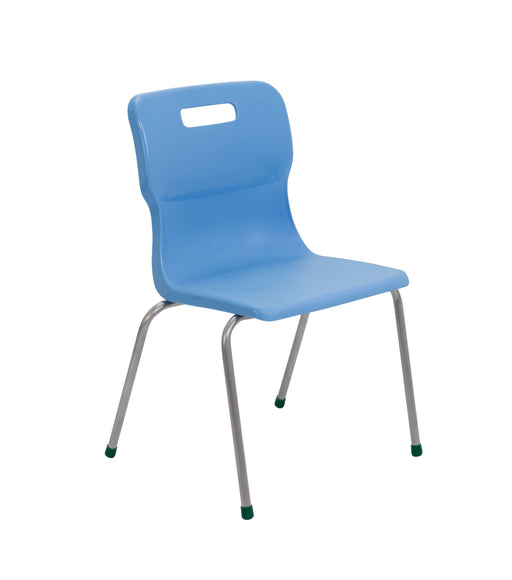 Titan 4 Leg Chair - Age 11-14 4 Leg TC Group Sky Blue 