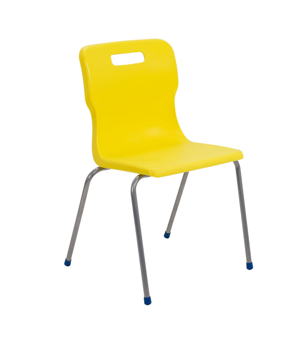 Titan 4 Leg Chair - Age 14+ 4 Leg TC Group Yellow 