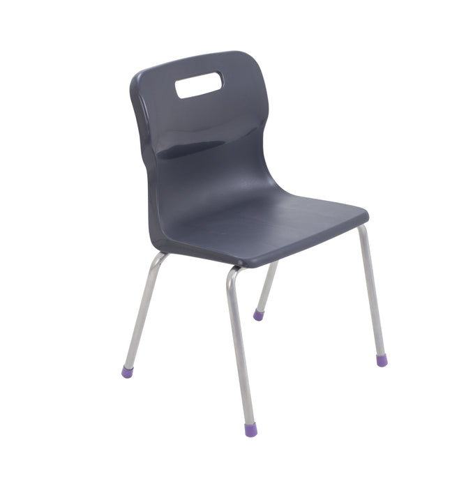 Titan 4 Leg Chair - Age 4-6 4 Leg TC Group Charcoal 