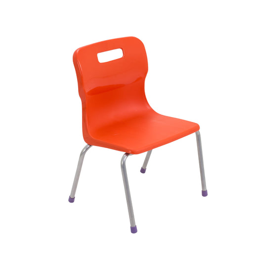 Titan 4 Leg Chair - Age 4-6 4 Leg TC Group Orange 