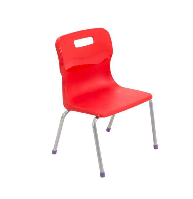 Titan 4 Leg Chair - Age 4-6 4 Leg TC Group Red 