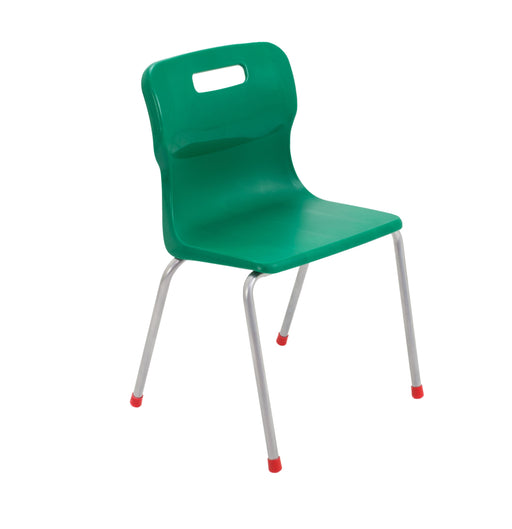 Titan 4 Leg Chair - Age 8-11 4 Leg TC Group Green 