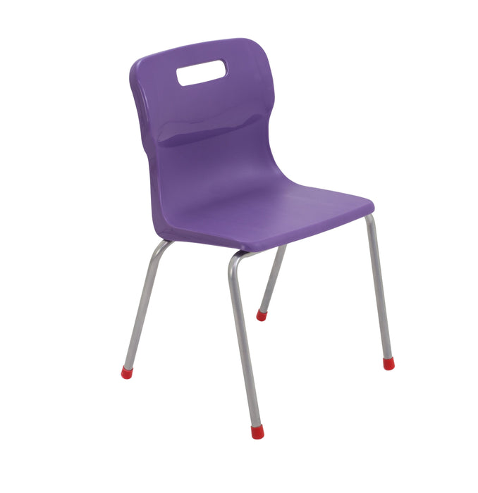 Titan 4 Leg Chair - Age 8-11 4 Leg TC Group Purple 